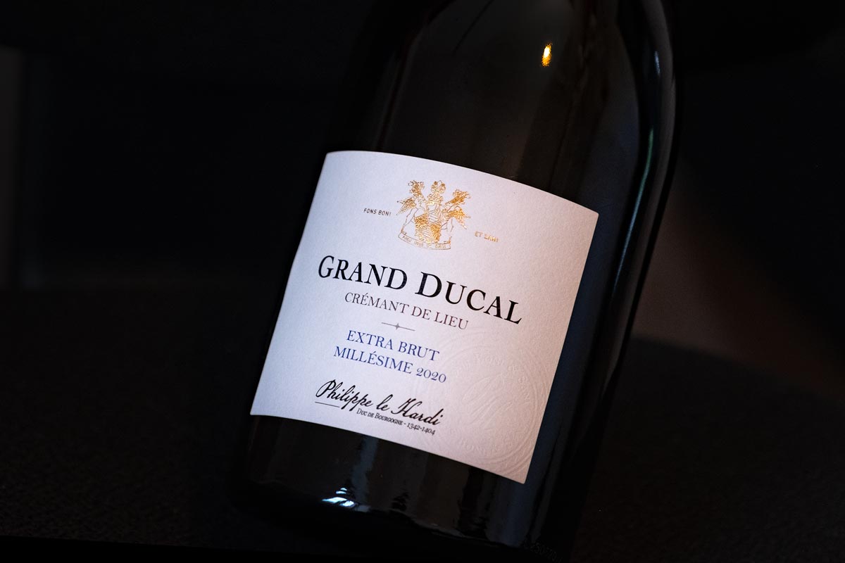 agence création packaging crémant de Bourgogne grand ducal